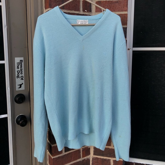 Christian Dior Baby Blue Sweater 